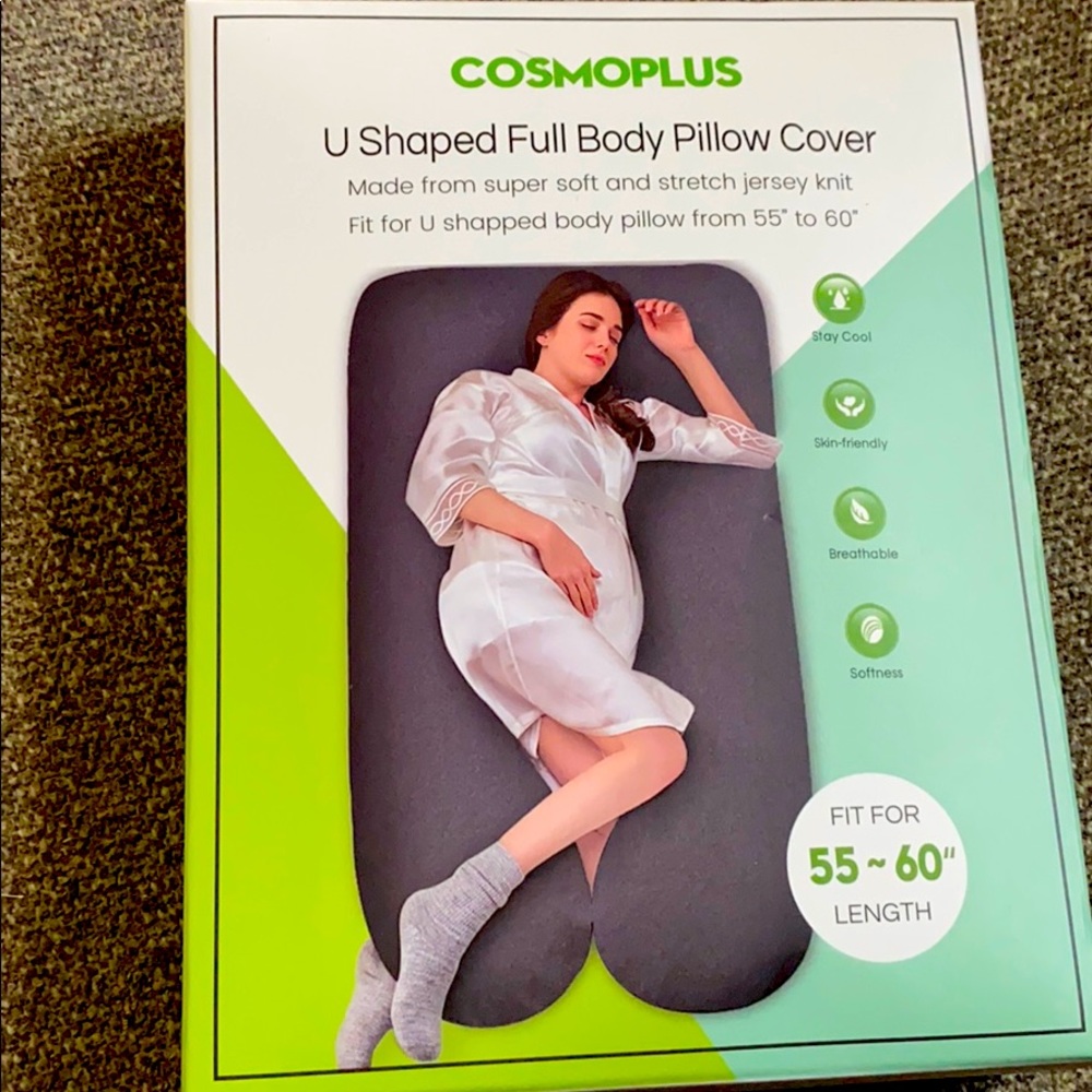 I shaped full body pillow COVER